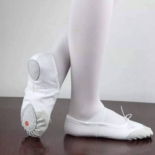 product_image_name-Fashion-White canvas ballet shoes-1