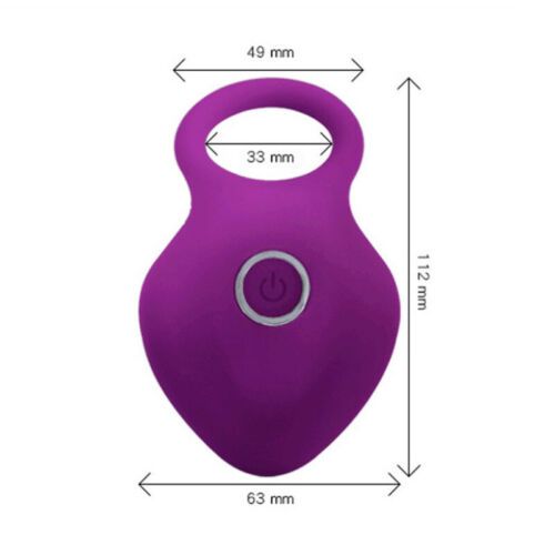 product_image_name-Generic-Rechargeable Vibrating C-Ring Penis Ring Vibrator,Silicone 10 Speed Vibrating Cock Ring For Men-2