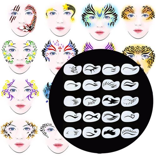 Face Paint Stencils