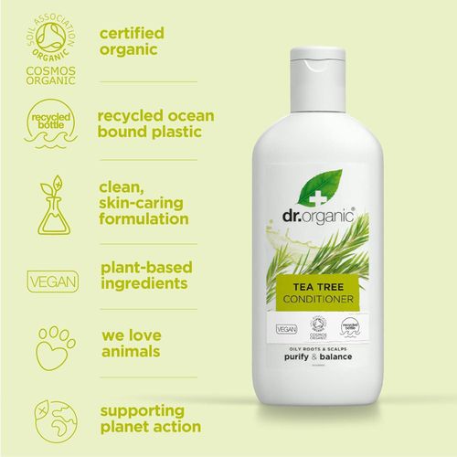 product_image_name-Dr. Organic-Organic Doctor Organic Tea Tree Conditioner, 265ml-2