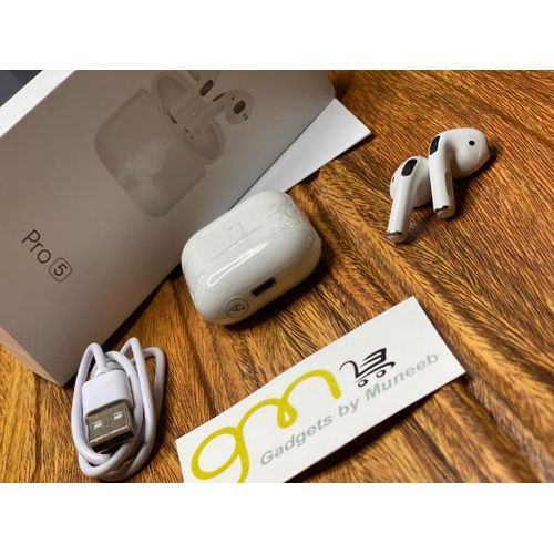 product_image_name-TWS-Airpods Twins Bluetooth Earbuds Original Pro 5 Airpods/Headphones/Earphones. Bluetooth V5.0 Earphone Touch Sensor True Stereo 10m Transmission Built in Mic Earbuds with Charging Case Sport Headset for all Bluetooth devices-3