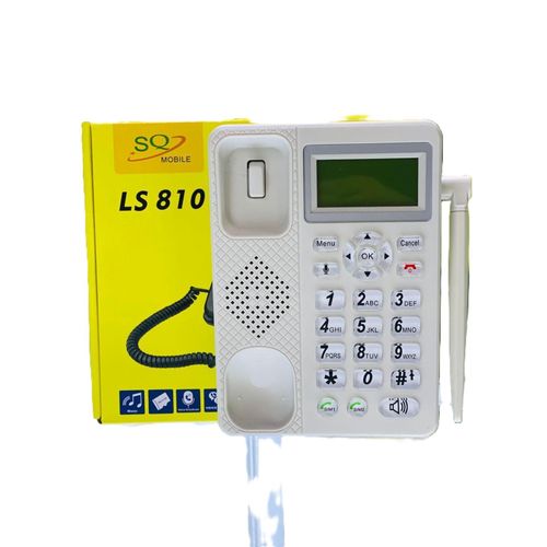 product_image_name-SQ- Mobile LS 810 - Dual SIM Fixed Wireless Desktop Phone - White-1