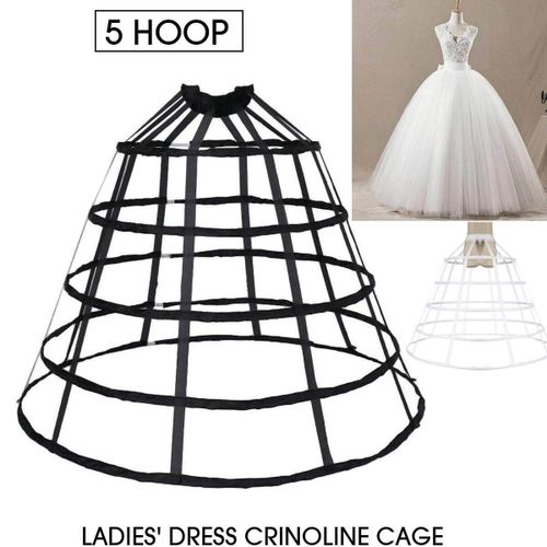 Cage crinoline balldresses from 1850´s and 1860's - YouTube