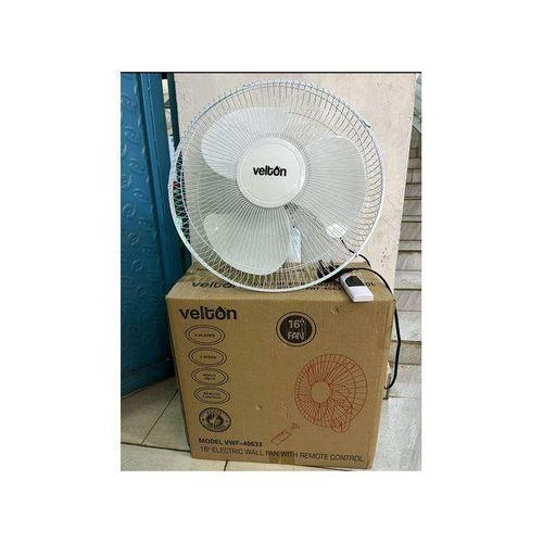product_image_name-VELTON- Wall Fan With REMOTE, 3 Speed With 3 Blades-1