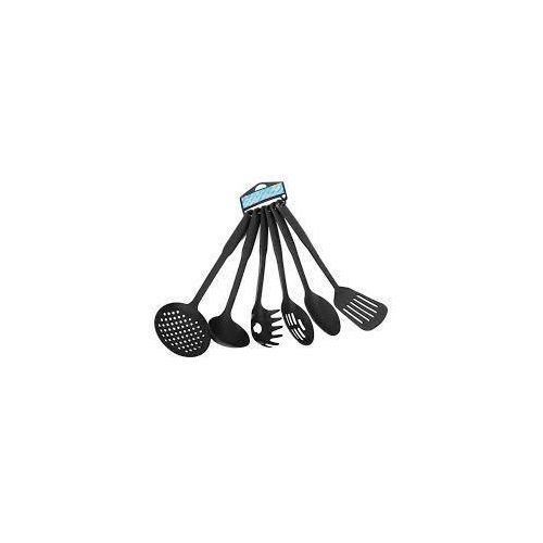 product_image_name-Generic-6-Piece Heat-Resistant Non-Stick Kitchen Utensils Set with Hanging Rack – Durable Cooking Tools-1