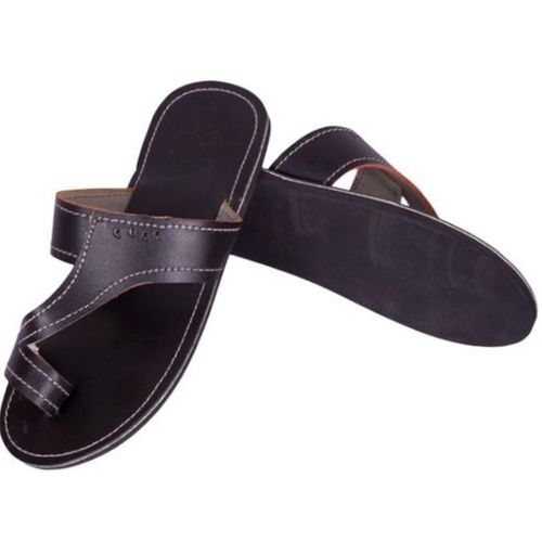 Fashion Men Comfortable Design Open Toe Flat Pure Mens Leather Shoe Sandals  @ Best Price Online