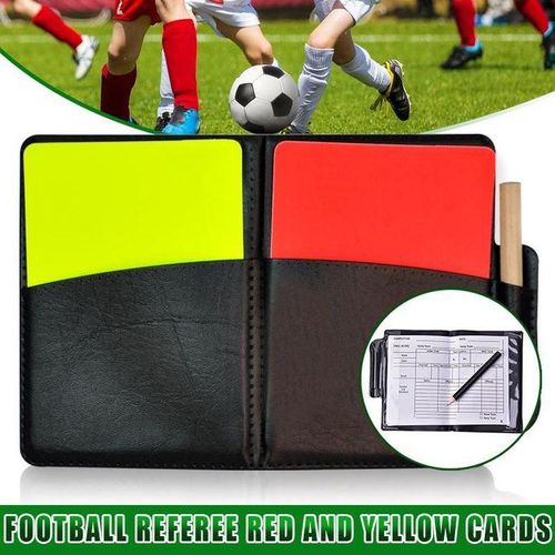 Generic Soccer Referee Red Yellow Card Record Football Match Warning ...
