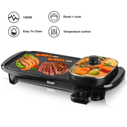 Household Non Stick Electric Grill Electric Smokeless Indoor Grill for –  RAF Appliances