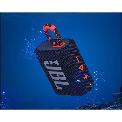 JBL Go portable bluetooth speaker in orange