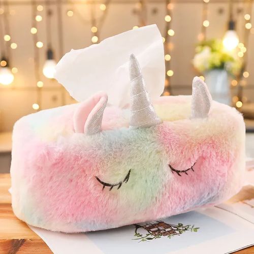Generic Unicorn Bear Tissue Paper Plush Box Portable Room Durable Plush Car Home Decor Tissue Box Holder Case Cover Napkin Kawaii Toys Best Price Online Jumia Kenya