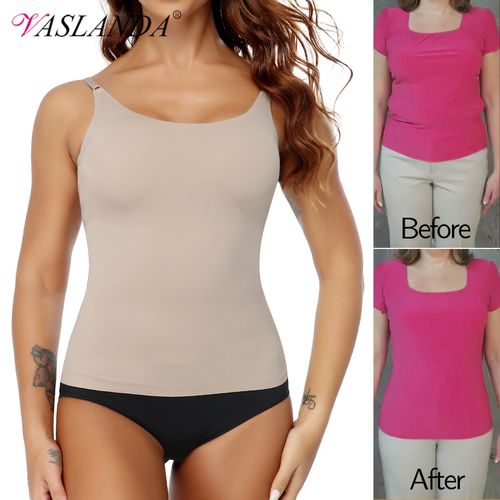 Women Bodysuit Shapewear Waist Trainer Slim Tummy Control Panties Seamless  Sleeveless Tops Camisole Jumpsuit