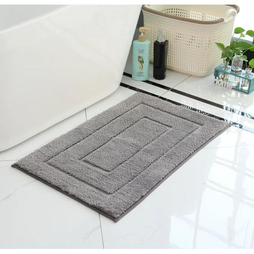 product_image_name-Un Branded-Grey flocking bathroom mat-1