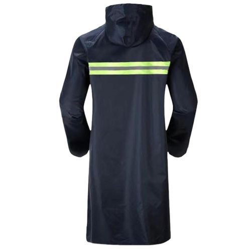 product_image_name-Generic-"Heavy Duty Waterproof Raincoat With Hood, Reflector & Zipper – Navy Blue"-2