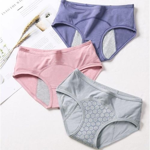 Plus Size Female Absorb Incontinence Underwear Briefs Cotton 4 Layers Leak  Proof Women's Menstrual Period Panties - China Panties and Underwear price