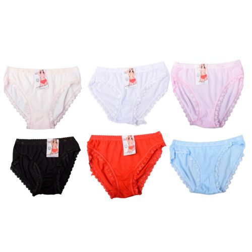 6 Pieces Girls Soft Cotton Underwear Toddler Briefs Soft Undies