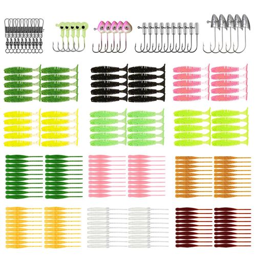 Generic 216pcs Fishing Lures Kit Set Fishing Lures Baits Barrel Swivels Jig  Hooks Tackle Set @ Best Price Online