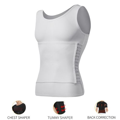 Cheap Mens Body Shaper Compression Vest Abdomen Shapewear Tummy Slimming  Sheath Gynecomastia Shapers Corset Waist Trainer Fajas Tops