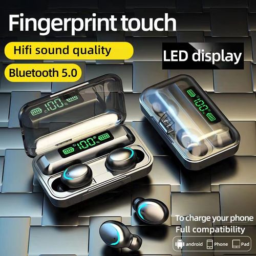 Tws f9 earbuds waterproof best sale