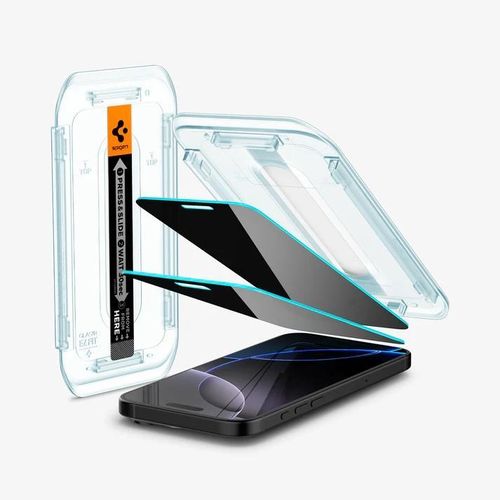 product_image_name-Spigen- iPhone 16 Pro Max Tempered Glass EZ Fit tR HD Privacy Screen Protector-2