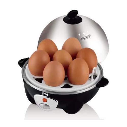product_image_name-RAF- Hot Selling Stainless Steel  360w 7 Egg Capacity Egg Boiler with a fashionable appearance and easy and fast operation-1