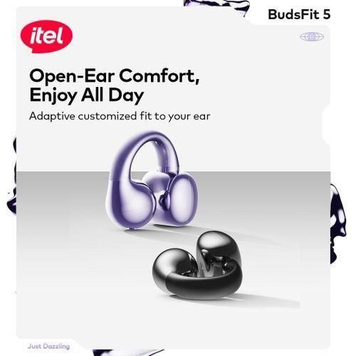 product_image_name-Itel- BudsFit 5 Earbud C-Bridge Design AI NC - Bla-4