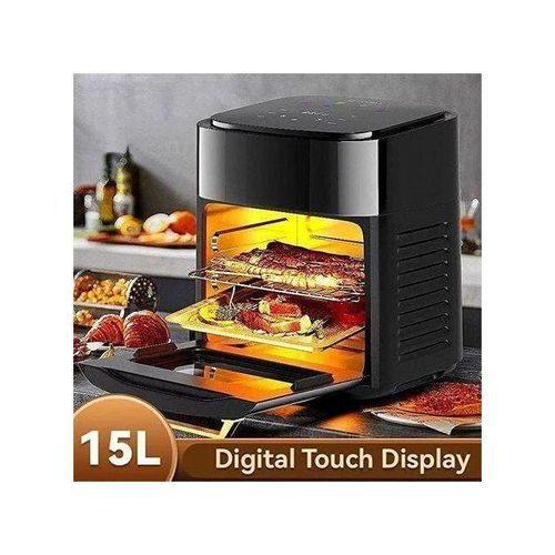 product_image_name-SilverCrest-Air Fryer, Precise Heating for Even Results, 15L, Air Fry, Roast, Bake, Broil, Dry, Frozen, Reheat, Keep Warm-6