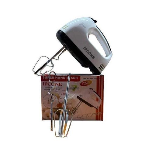 product_image_name-IPCONE-260W Automatic 7 Speed High Power Electric Hand Mixer - White-1