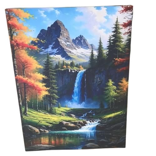 product_image_name-Generic-Serene Forest & Mountain Lake wall art-1