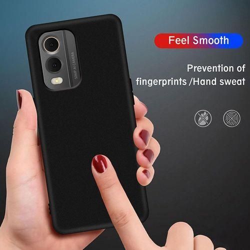 product_image_name-Generic-Case for Nokia C32 Case- Frosted Black Thin Soft Silicone Phone Case-1