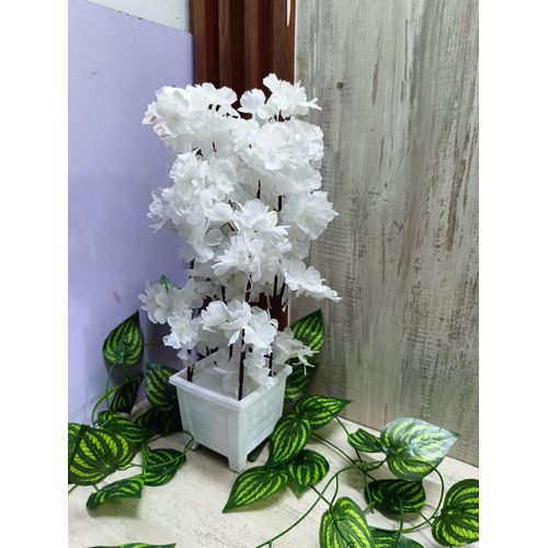 product_image_name-Decor-Nordic Table Top Artificial flowers cherry blossom- White-5