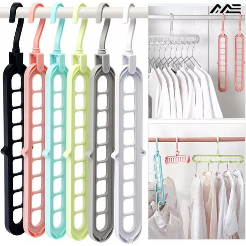 Cintres Magic Stacking Wardrobe Hanger Multifonctionnel Pliant