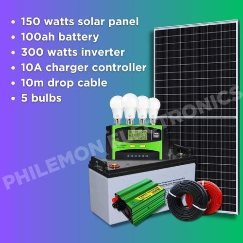 product_image_name-Solarmax-150W Solar Panel Full Kit + 100AH Solar Battery Dry Cell-1