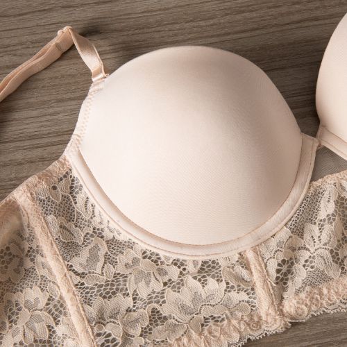 Backless Bra Invisible Bralette Lace Wedding Bras Low Back Underwear Push  Up Brassiere Women Seamless Lingerie Sexy Corset 