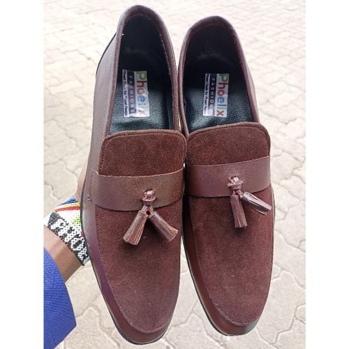 product_image_name-PHOELIX FASHIONS-Men Brown Ethiopian Leather Official Designer Shoes.-3