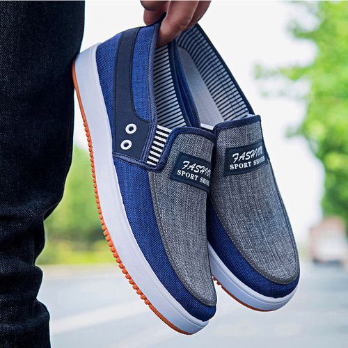 Fashion Men's Shoes Loafers Classic Men's Casual Shoes Canvas Loafers ...