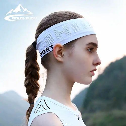 Rexchi Golovejoy White Sports Headband Unisex Fitness Headbands