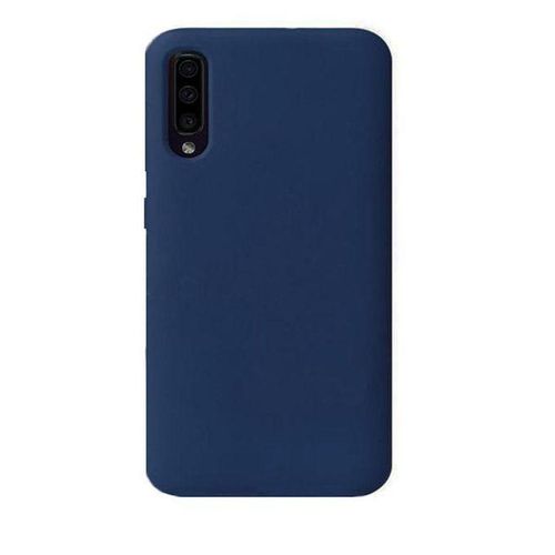 product_image_name-Samsung-Galaxy A70 GOOD QUALITY SILICONE COVER / CASE NAVY BLUE-1
