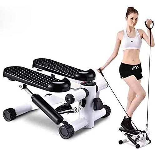 Exercise Mini Stepper Machine Workout Step Trainer Climber with Resistance  Bands
