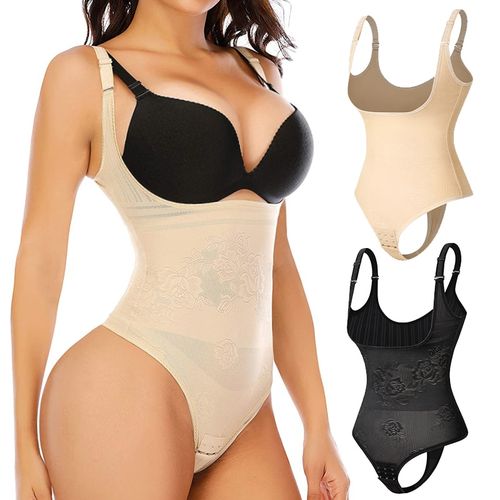 Shapewear Bodysuit Thong for Women Tummy Control Seamless