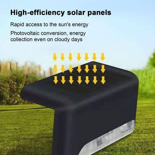 product_image_name-Generic-4PCS Outdoor Solar Stair Lights Waterproof LED Yard Decor-4