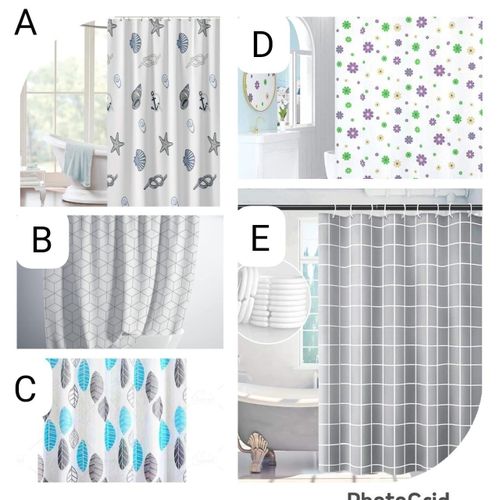 product_image_name-Generic-80×200cm Waterproof PEVA Bathroom Shower Curtain With Hooks-6
