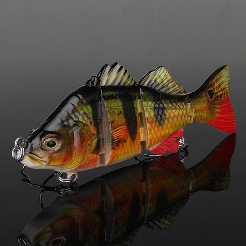 Generic 4 Swimbait Life-like Perch Crappie Bluegill Striper 10cm F4JA-08 @  Best Price Online