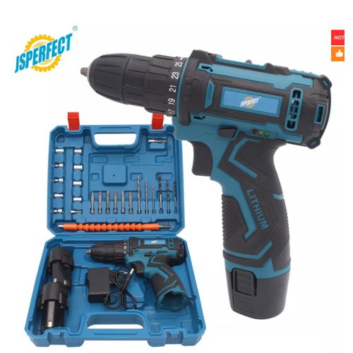 product_image_name-Generic-12V Mini Portable Brushed Motor Cordless Drill For DIY Household Makeover / Projects.-1