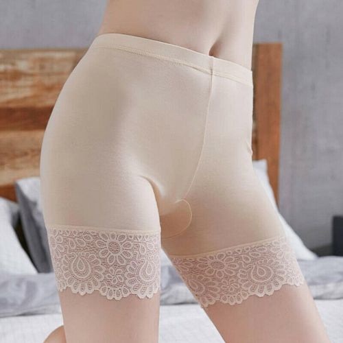 Slip Shorts for Under Dresses Women Anti Chafing Lace Panties Underwear  Boyshort