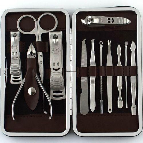 product_image_name-Generic-Beauty Nails Manicure Set & Pedicure Nail Kit -Stainless Steel/Silver-1