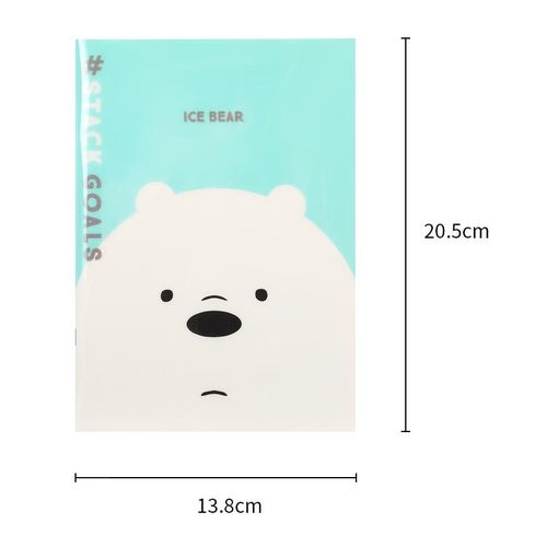 product_image_name-Miniso-We Bare Bears - Memo Book 40 Pages  - 2 Pack-2