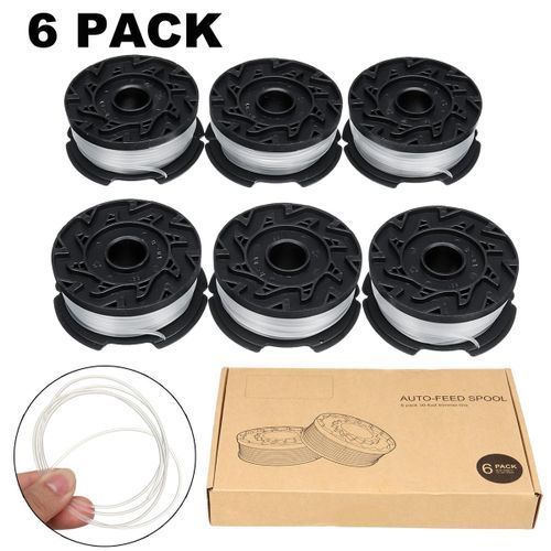 BLACK+DECKER Trimmer Line Replacement Spool, Autofeed 30 ft, 0.065-Inch,  2-Pack (AF-100-2)