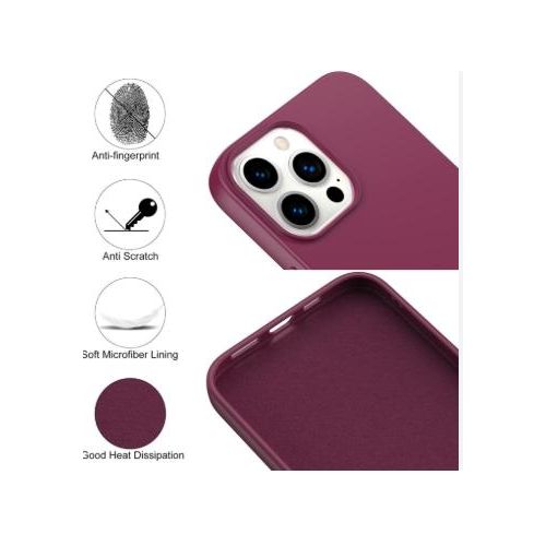 product_image_name-Generic-iPhone 16 Pro Phone Case Soft Silicone Back Cover with Shockproof Protection, Slim Fit Design and Anti-Fingerprint Coating-3