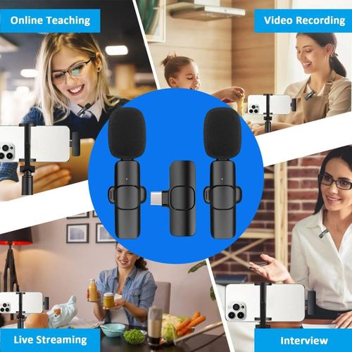 product_image_name-Generic-K9 Wireless Lavalier Clip-On Mic System for Vlogging and Reels-2