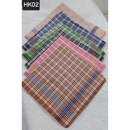 product_image_name-Fashion-12pcs cotton checked handkerchiefs-1